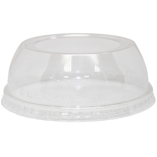 Karat 98mm PET Plastic Dome Lids, Wide Opening - 1,000 pcs