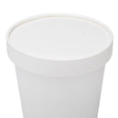 Karat Paper Lid for 6-16 oz Gourmet Paper Cold/Hot Food Containers - 1,000 pcs