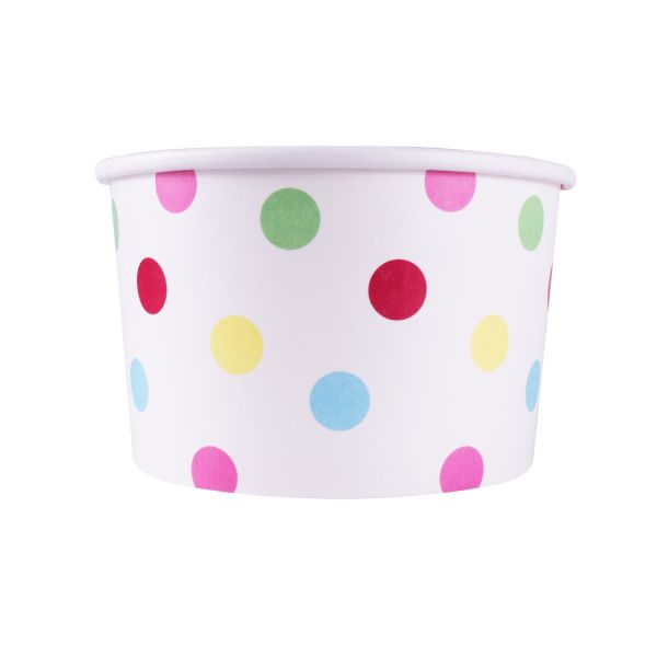 Karat 20oz Food Containers (127mm), Dots - 600 pcs