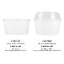 Karat 24oz Food Containers  (142mm), White - 600 pcs