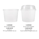 Karat 32oz Food Containers (142mm), White - 600 pcs