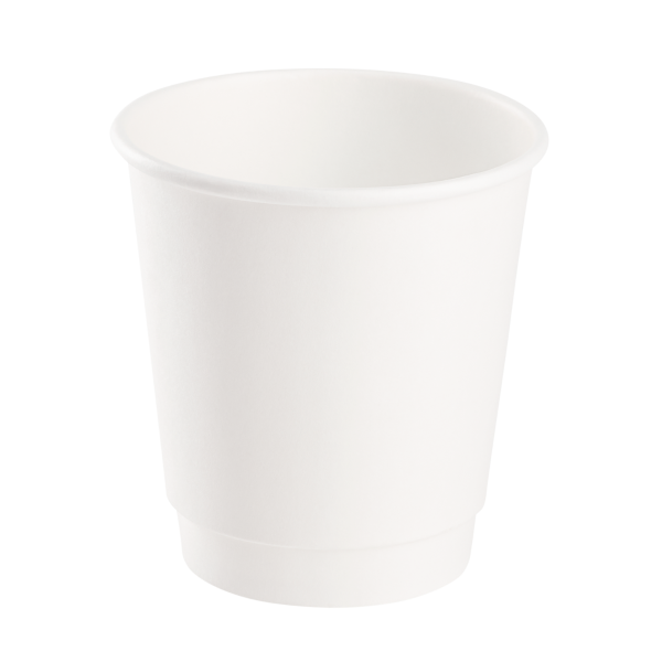 Karat 10oz Insulated Paper Hot Cups (90mm), White - 500 pcs