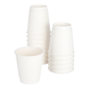 Karat 10oz Insulated Paper Hot Cups (90mm), White - 500 pcs