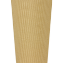 Karat 20oz Ripple Paper Hot Cups (90mm), Kraft - 500 pcs