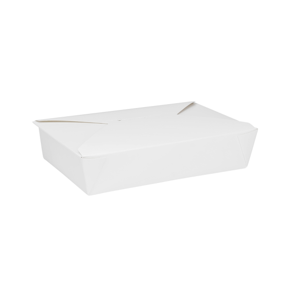 Karat 54 fl oz Fold-To-Go Box #2, White - 200 pcs