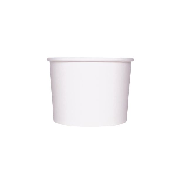 Karat 10/12 oz Gourmet Food Container (96mm), White - 500 pcs