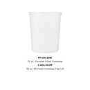 Karat 32 oz Gourmet Food Container (115mm), White - 500 pcs
