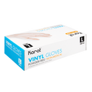Karat Vinyl Powder-Free Gloves (Clear), Large - 1,000 pcs