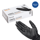 Karat Vinyl Powder-FREE Glove (Black), X-Large - 1,000 pcs