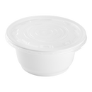 Karat 117mm PP Plastic Flat Lid for 22/36/48 oz Injection Molding Bowl - 300 pcs