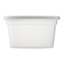Karat 12oz PP Plastic Injection Molded Deli Containers with Lids - 240 sets