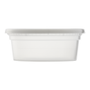 Karat 8oz PP Plastic Injection Molded Deli Containers & Lids - 240 sets