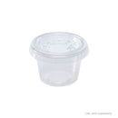 Karat 1 oz Tall PP Plastic Portion Cups, Clear - 2,500 pcs