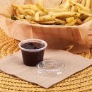 Karat 1 oz Tall PP Plastic Portion Cups, Clear - 2,500 pcs