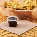 Karat 1 oz Tall PP Plastic Portion Cups, Clear - 2,500 pcs