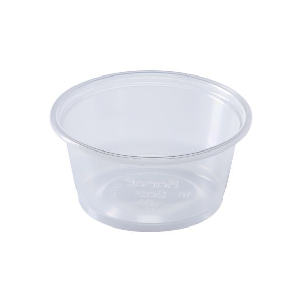 Karat 2 oz PP Plastic Portion Cups, Clear - 2,500 pcs