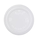 Karat 1oz Squat-2oz PET Plastic Portion Cup Lids - 2,500 pcs