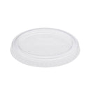 Karat 1oz Squat-2oz PET Plastic Portion Cup Lids - 2,500 pcs