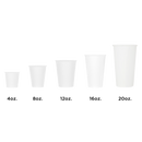 Karat Earth 16oz Eco-Friendly Paper Hot Cups (90mm), White - 1,000 pcs