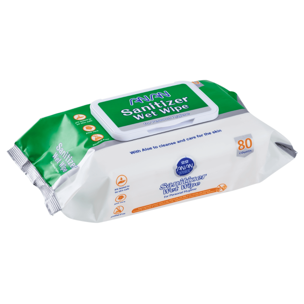 Karat Sanitizing Wet Wipes - Case of 12 packs