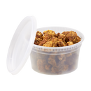 Karat 12oz PP Plastic Injection Molded Deli Containers with Lids - 240 sets