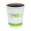 Karat Earth 8oz Eco-Friendly Insulated Paper Hot Cups (80mm), Generic - 500 pcs