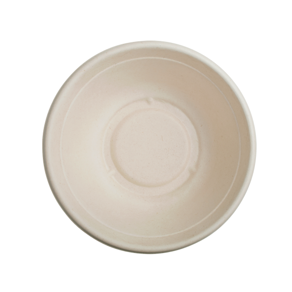 Karat Earth 40oz Bagasse Round Bowl, Natural - 500 pcs