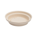 Karat Earth Bagasse Sipper Dome Lid for 10-24 oz. Hot Cup, Natural - 500 pcs