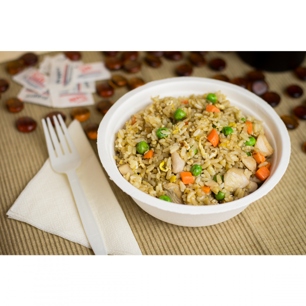Karat Earth 16oz Compostable Bagasse Rice Bowls - 1,000 pcs