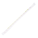 Karat Earth 9" Giant Paper Straw Wrapped, Red & White - 1,200 pcs