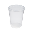 Karat Earth 117mm Lid for 8-32 oz. PLA Deli Container - 500 pcs