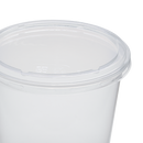Karat Earth 117mm Lid for 8-32 oz. PLA Deli Container - 500 pcs