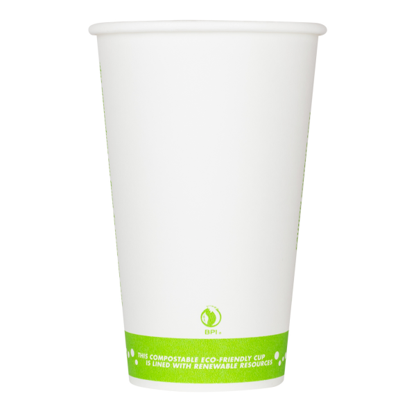 Karat Earth 16oz Eco-Friendly Paper Hot Cups (90mm), Generic - 1,000 pcs