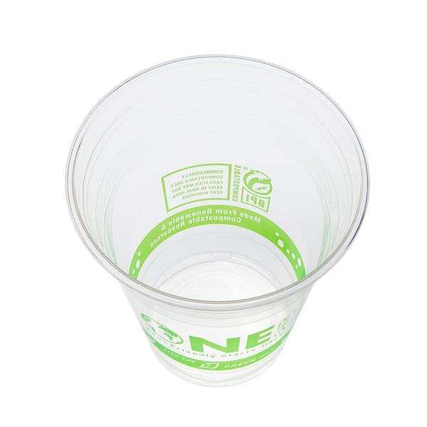 Karat Earth 12oz PLA Eco-Friendly Cups (98mm), Generic - 1,000 pcs