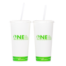 Karat Earth 22oz Eco-Friendly Paper Cold Cups (90mm), Generic - 1,000 pcs