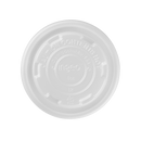 Karat Earth 8oz Compostable Paper Food Container Flat Lids (90.8mm) - 1,000 pcs