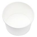 Karat Earth 8oz Eco-Friendly Paper Food Containers (90.8mm), White - 1,000 pcs