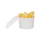 Karat Earth 8oz Eco-Friendly Paper Food Containers (90.8mm), White - 1,000 pcs