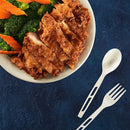 Karat Earth Heavy Weight CPLA Compostable Tea Spoon Wrapped, White - 750 pcs