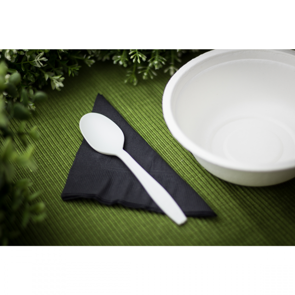 Karat Earth PLA Medium-Heavy Weight Compostable Tea Spoons Bulk Box - 1,000 pcs