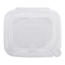 Karat 8 oz PET Plastic Tamper Resistant Hinged Deli Container with Lid - 200 sets