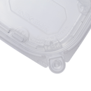 Karat 8 oz PET Plastic Tamper Resistant Hinged Deli Container with Lid - 200 sets